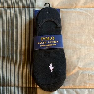 3-Pack Sneaker Liner Socks by Polo Ralph Lauren